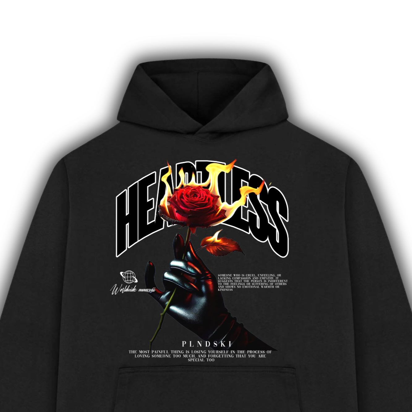 Heartless 25 - Bluza z kapturem