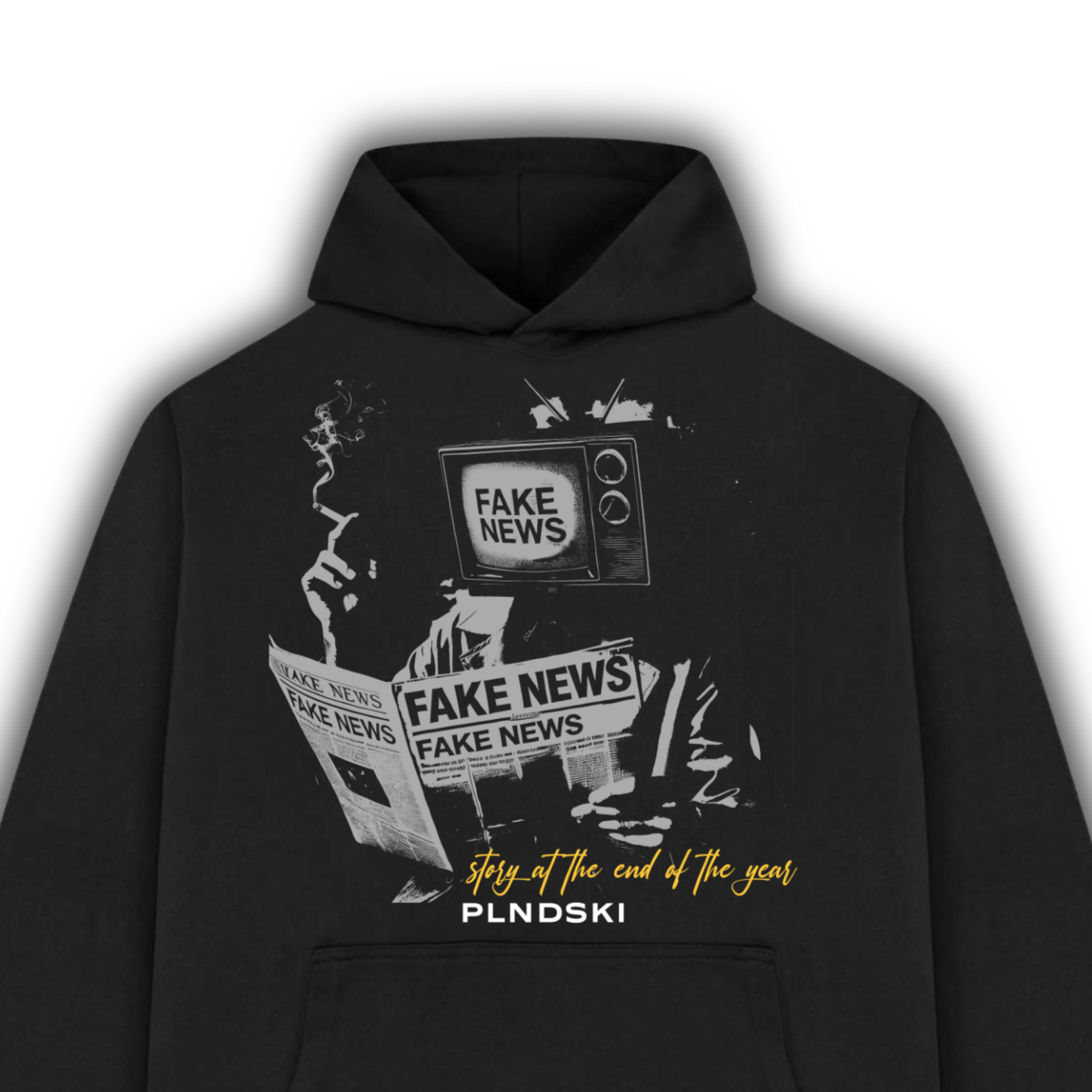 Fake News 25 - Bluza z kapturem