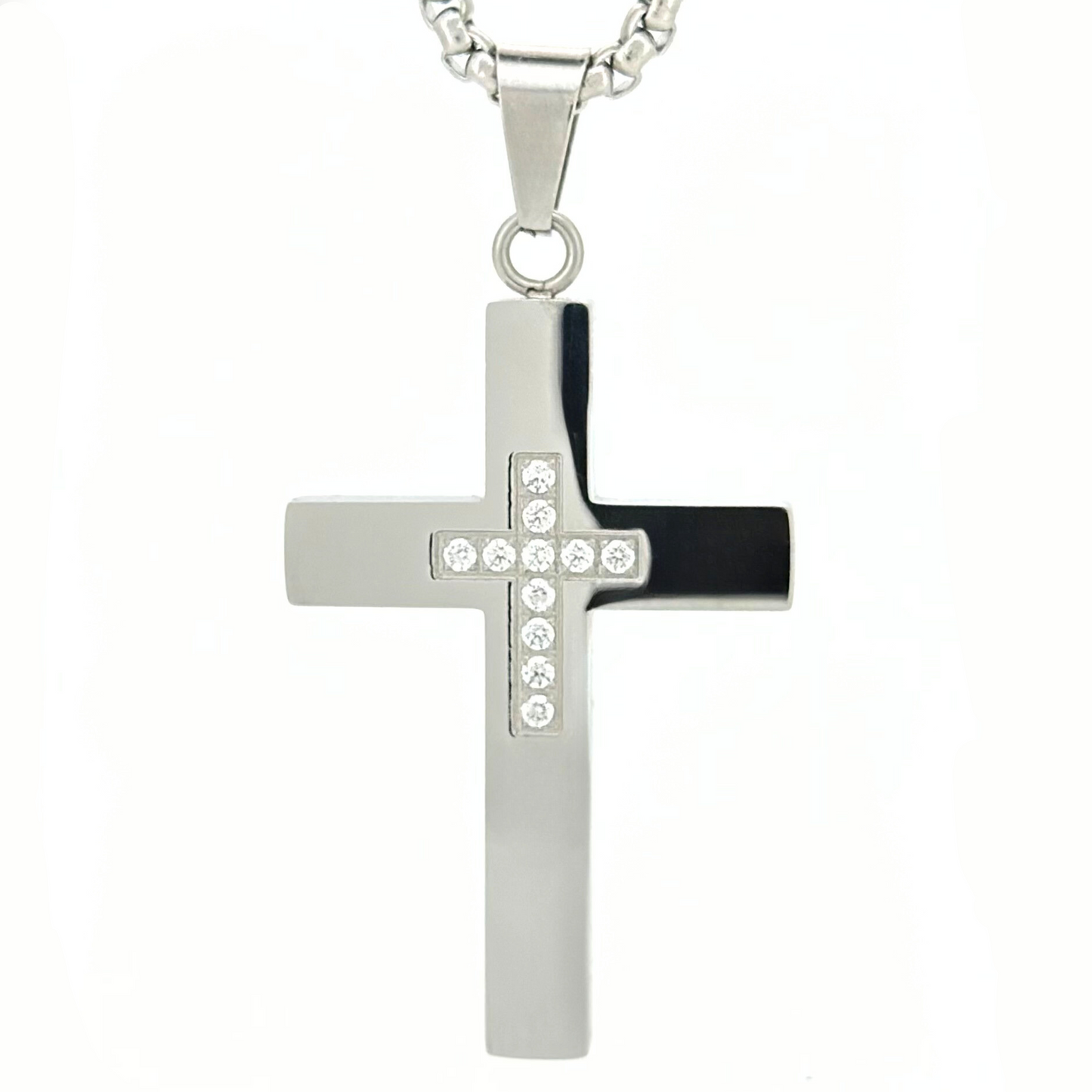 PLNDSKI Cross Necklace v3.0 - Silver