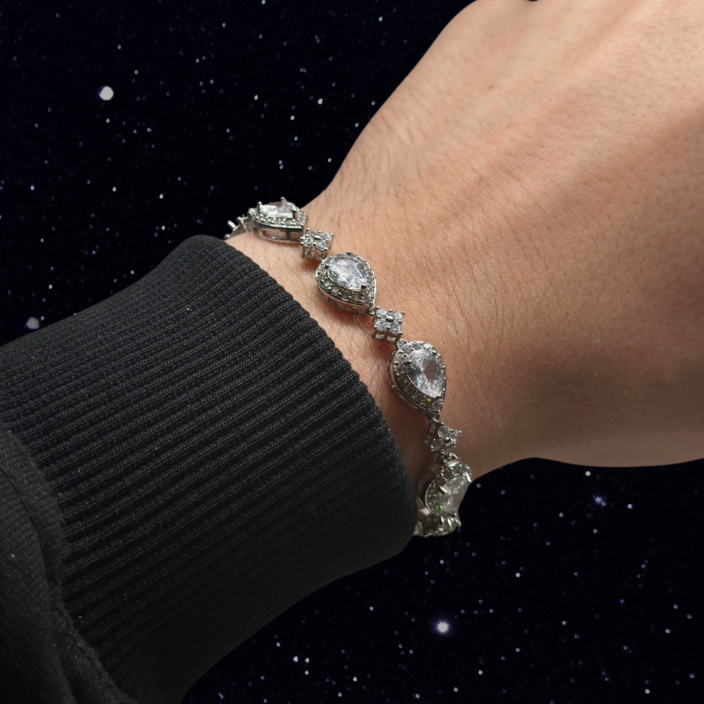 PLNDSKI Crystal Tears - Silver