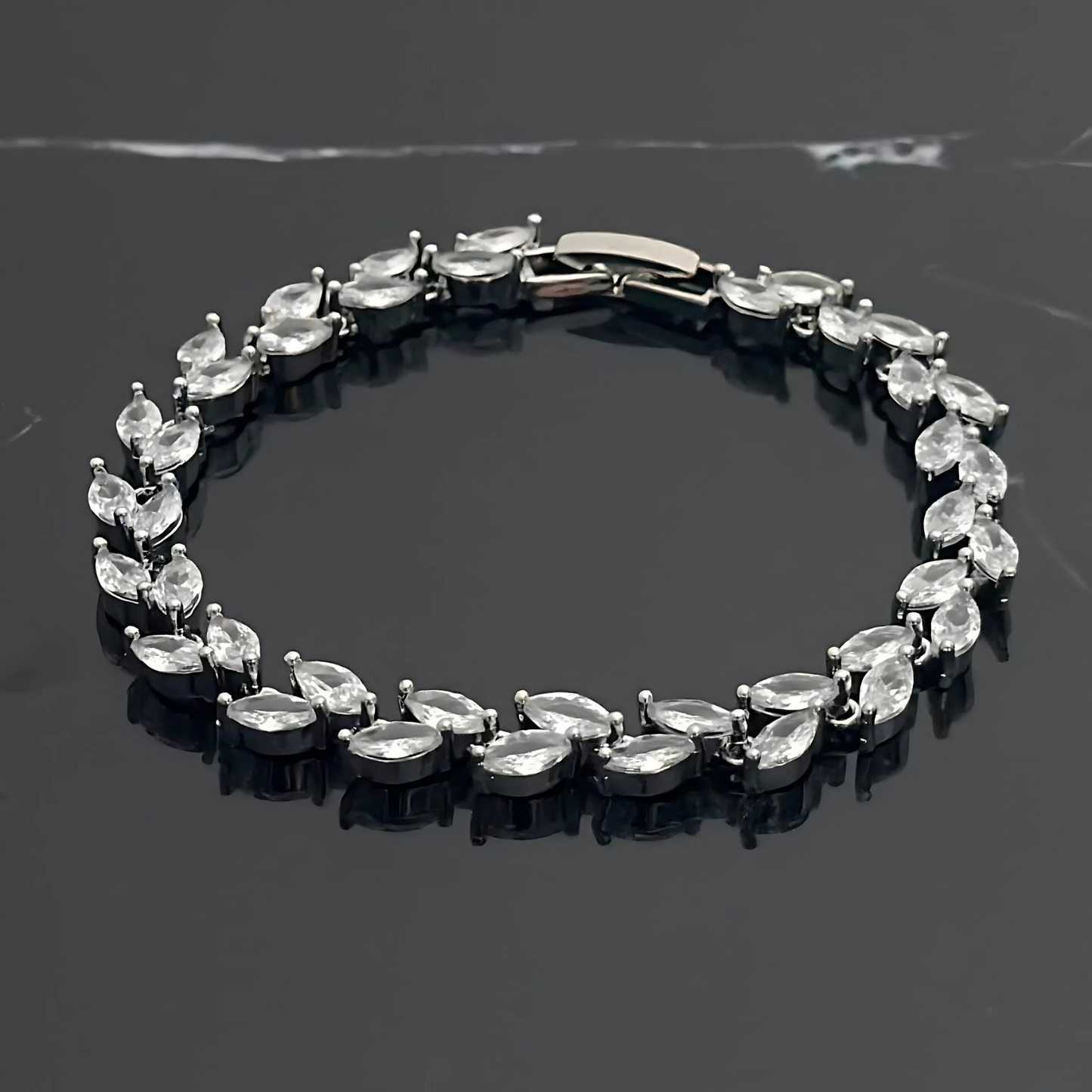 PLNDSKI Crystal Leaf - Silver