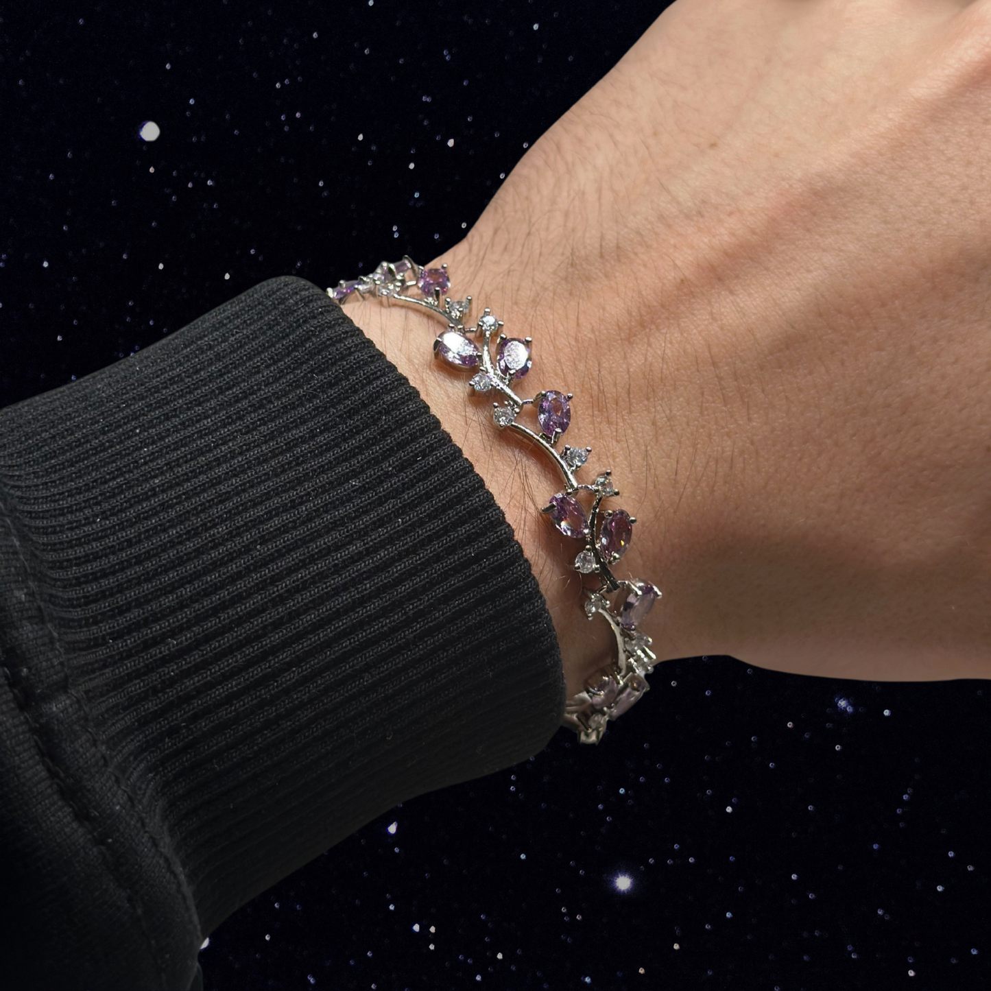 PLNDSKI Crystal Vine - Silver/Purple