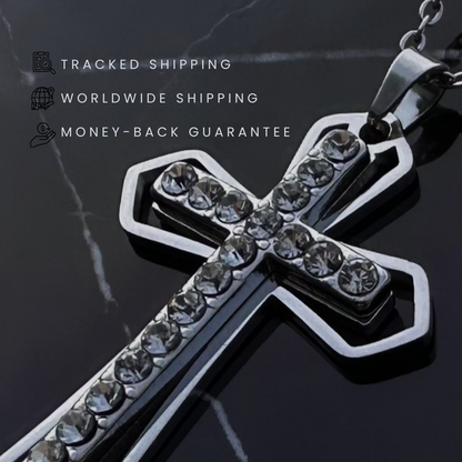 PLNDSKI Cross Necklace - Silver