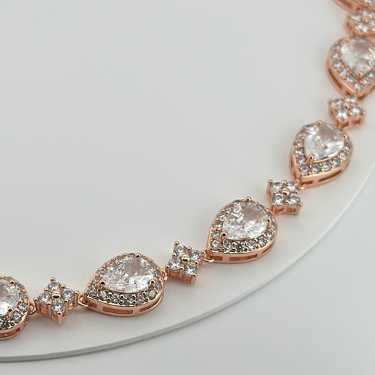 PLNDSKI Crystal Tears - Rose Gold