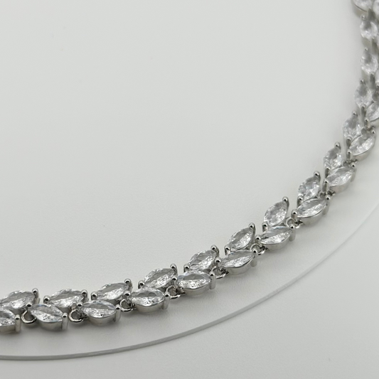 PLNDSKI Crystal Leaf - Silver