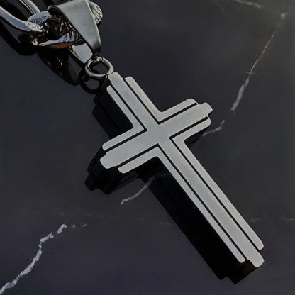 PLNDSKI Cross Necklace v2.0 - Silver